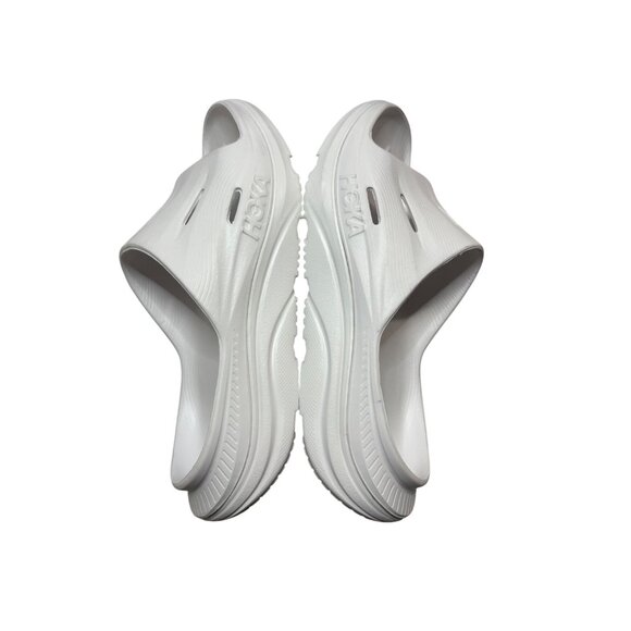 HOKA ORA Recovery Slide Sandals 3 White-sz 10 - Picture 6 of 11